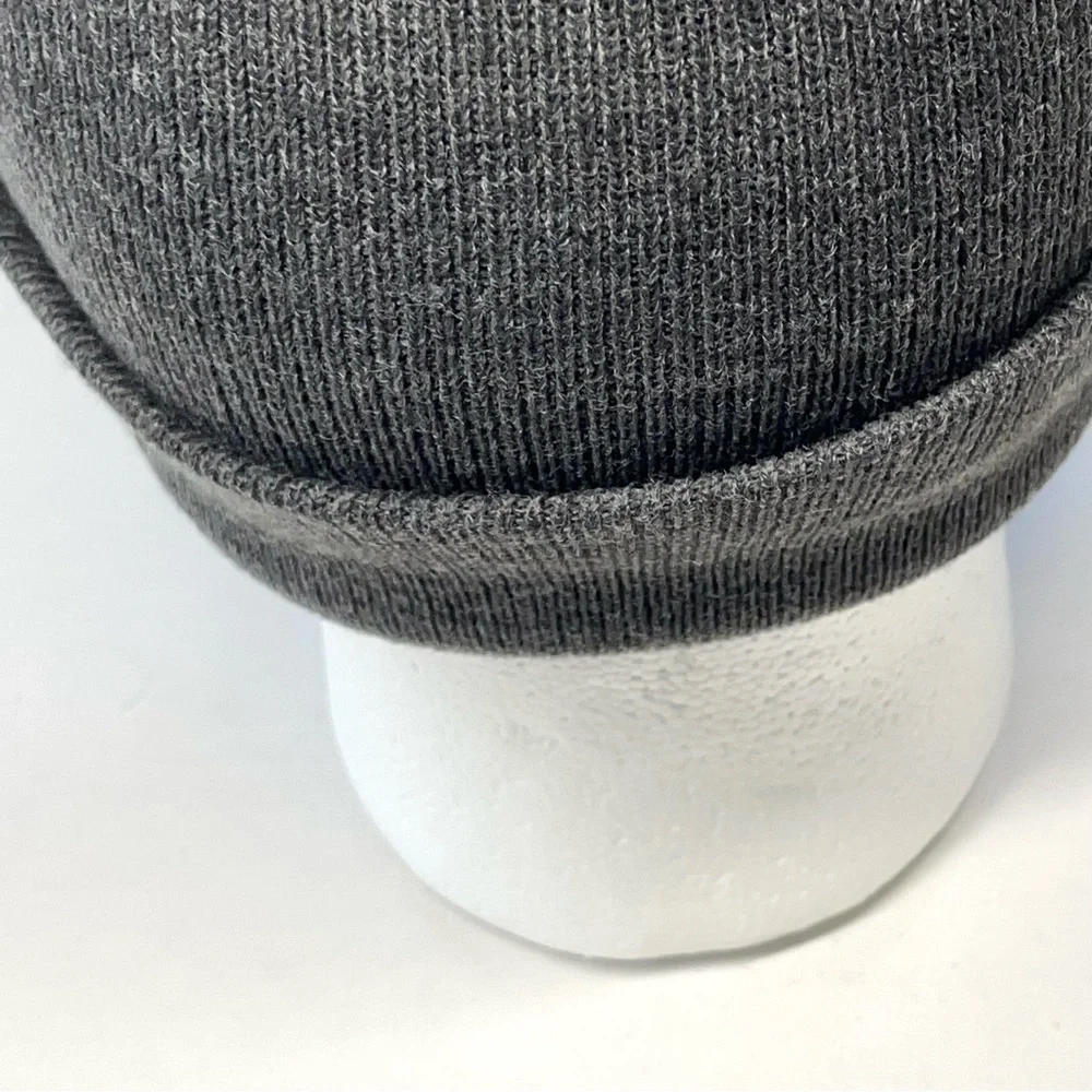 Timberland Men’s Cuffed Beanie Winter Hat Lightweight T100354C 010 Gray NWT - Picture 7 of 15